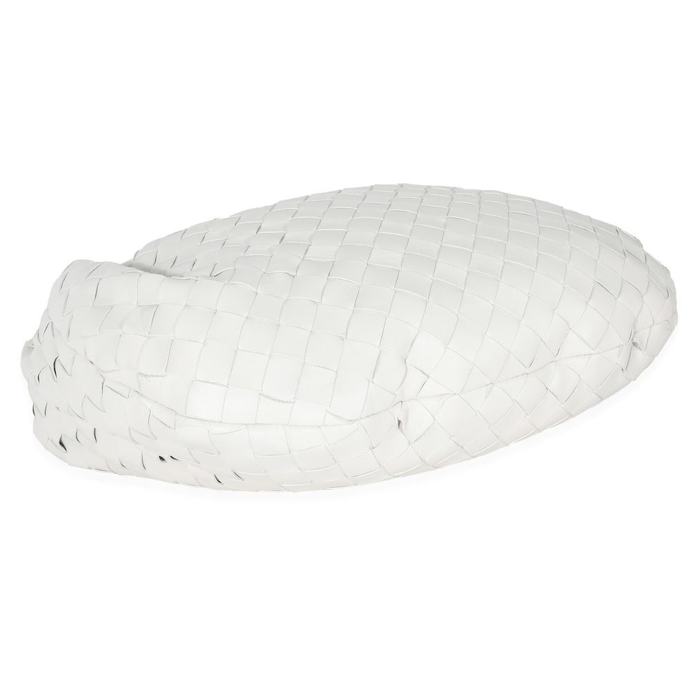 Bottega Veneta White Intrecciato Lambskin Teen Jodie - Picture 5 of 6